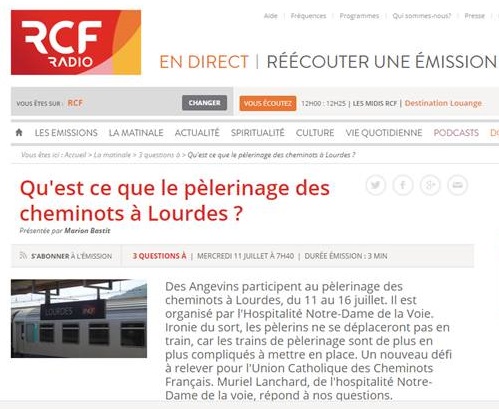 HNDV Lourdes 2018 RCF Anjou